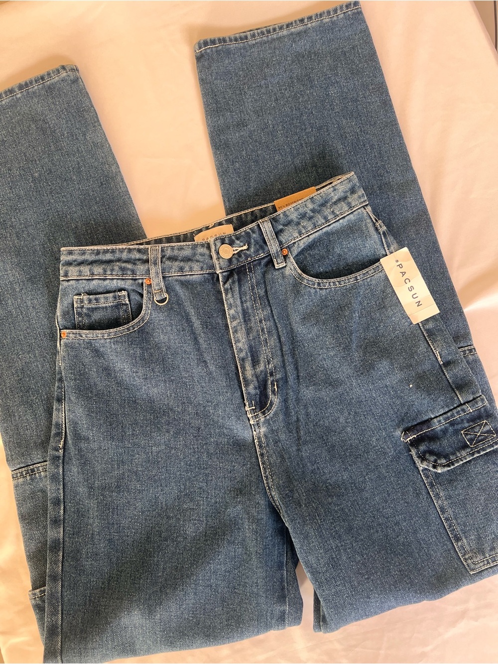 PacSun Women’s 90’s Boyfriend Fit Blue Jeans